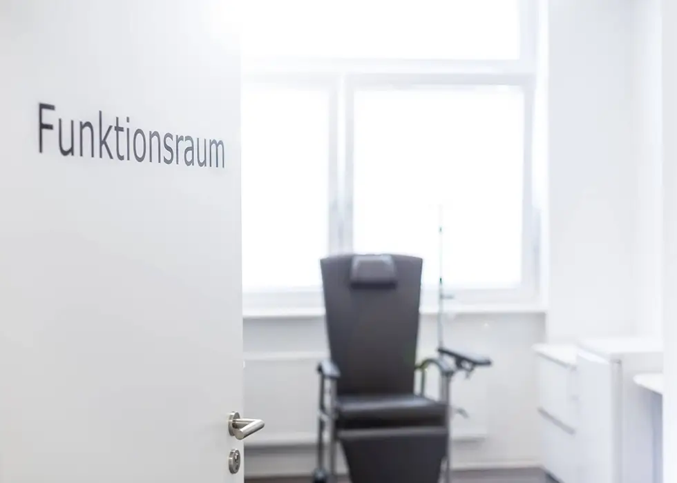 Funktionsraum in der Praxis Dr. Komorek