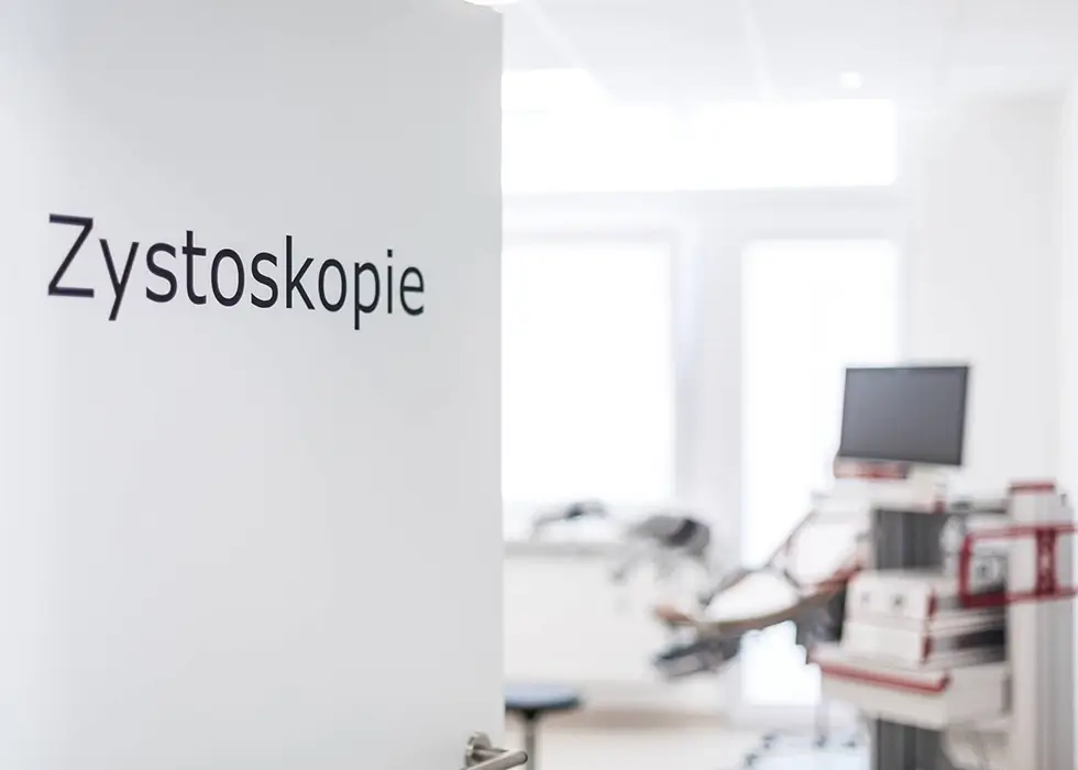 Zystoskopiesraum in der Praxis Dr. Komorek